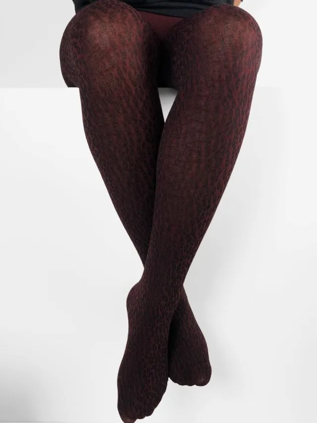 Marianne Yara fashionpanty bordeaux/zwart - Zwart; rood Zwart / Burgundy