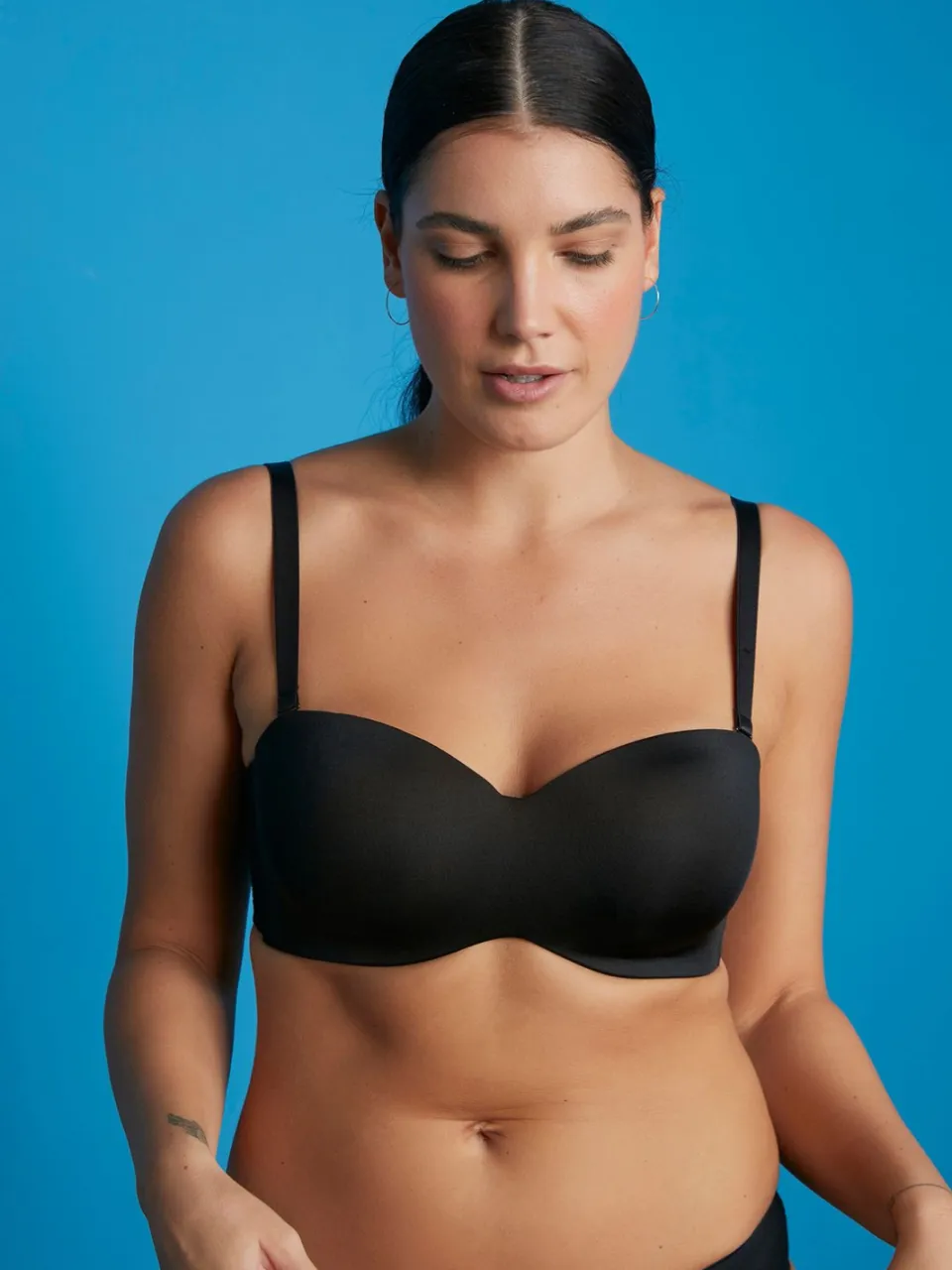 Penti Dames Ondersteunende Bralette met Verwijderbare Bandjes Zwart
