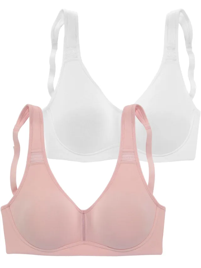 t-shirtbeha roze en wit, foto 2