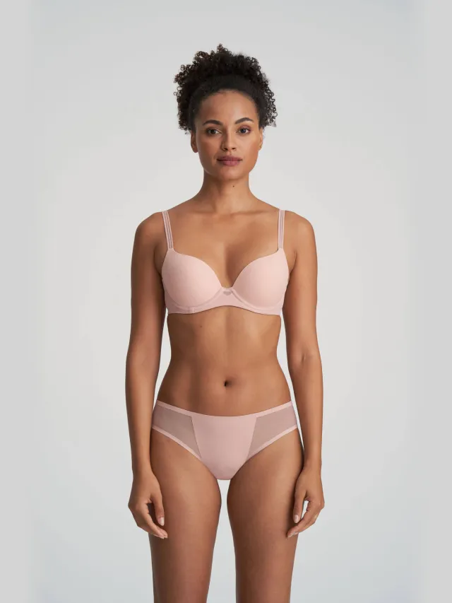 Marie Jo Louie voorgevormde T-shirt-bh zwart Roze