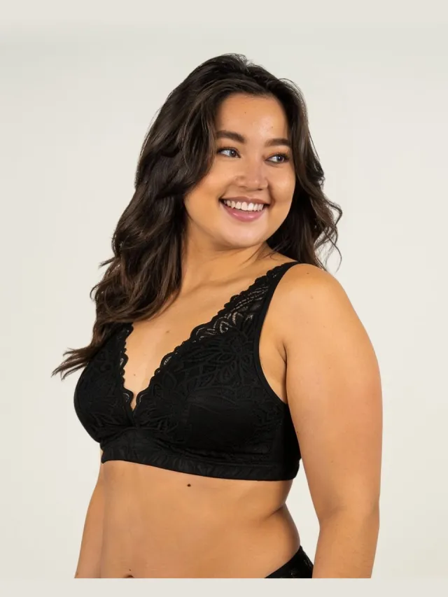 moodies period undies Moodies menstruatie ondergoed - Bralette lace Zwart