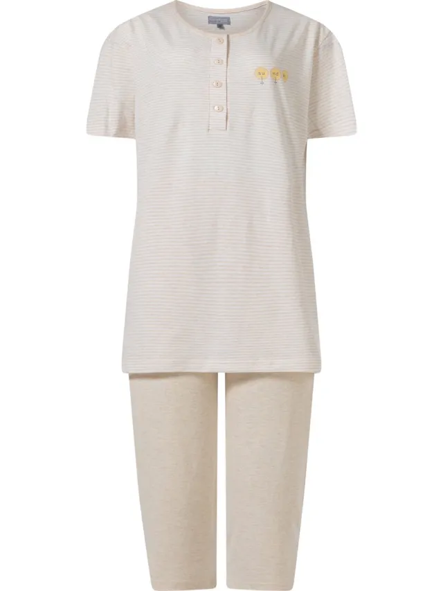 Cocodream Quality Cocodream - dames shortama 612482 - zandkleur sand