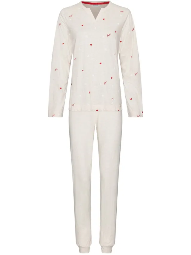 Rebelle MyRebelle - Endless Love - Pyjama - Bio-Katoen/Polyester Beige