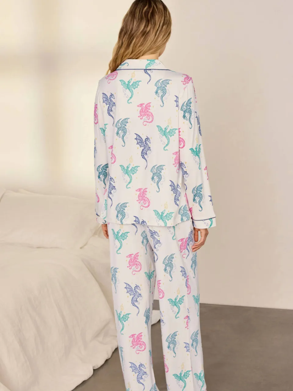 Chelsea Peers pyjama set wit, foto 4