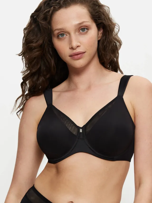 Triumph True Shape Sensation niet-voorgevormde minimizer-bh zwart