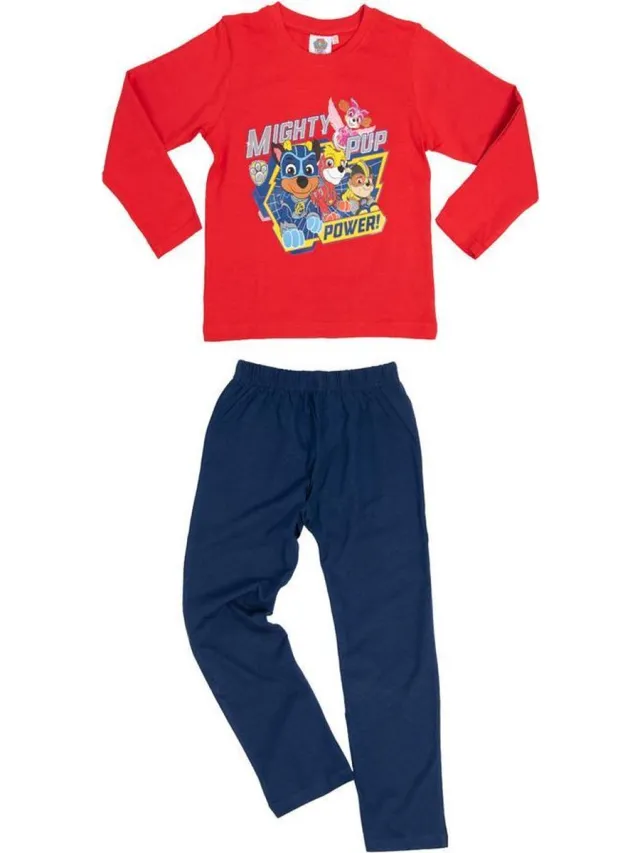 PAW Patrol Pyjama - Katoen - Rood/navy