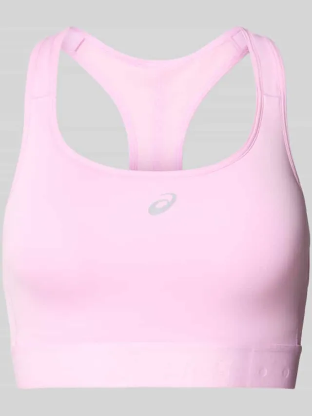 Asics Sport-bh met racerback model 'ROAD COMPRESSION' Roze