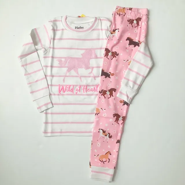 Hatley pyjama set roze