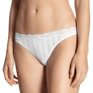 Calida Etude Toujours low cut brief wit Zwart,Wit
