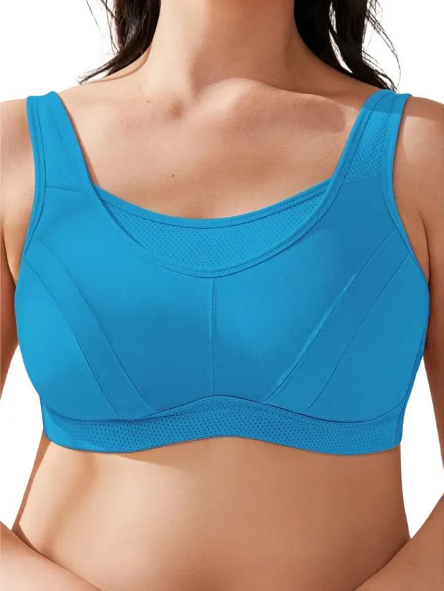 Currero BH Zonder Beugel - Strapless - Zonder Bandjes - Met Voorsluiting - Push-up Bh's - Comfort Beha - Comfortabel - Grote Sluiting - Blauw - Cupmaat