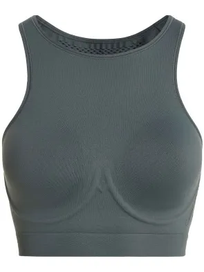 Calvin Klein Sport Soft Medium Support sportbh Zwart,Groen