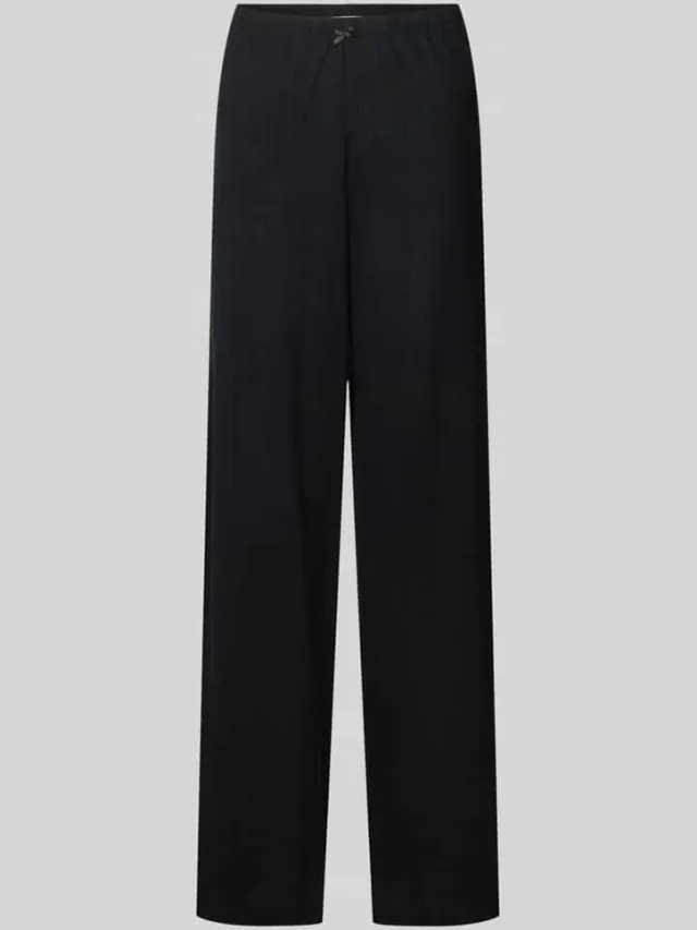 Jake*s Casual regular fit pyjamabroek in pointelle-look Zwart