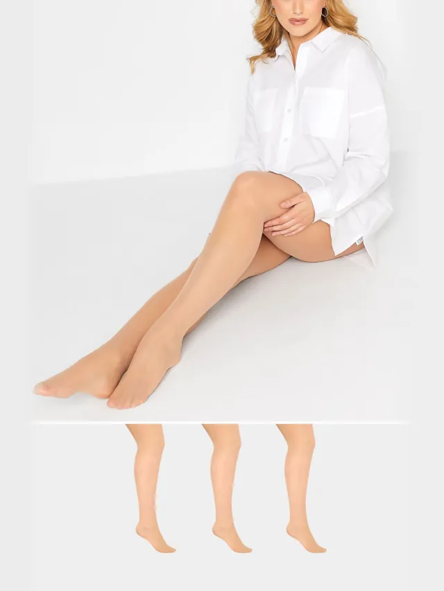 Yours 3 Paar 20 Denier Panty's In Nude (Ladder Resist)-64
