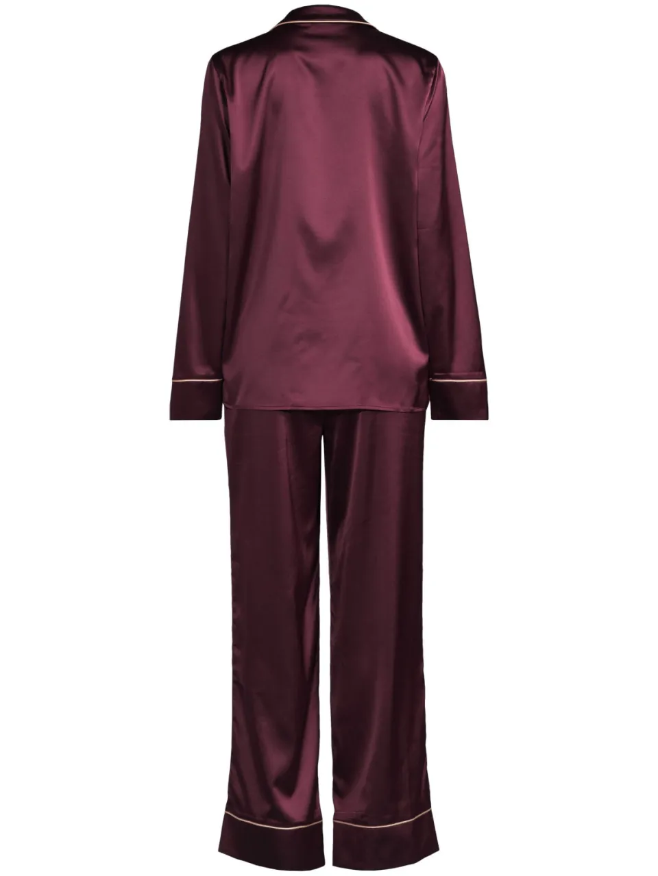 Dreamcovers satijnlook pyjamaset bordeaux, foto 3