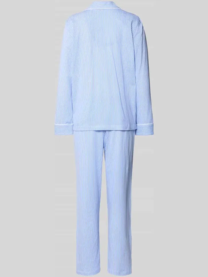 Lauren Ralph Lauren Pyjama met streepmotief bleu, foto 2