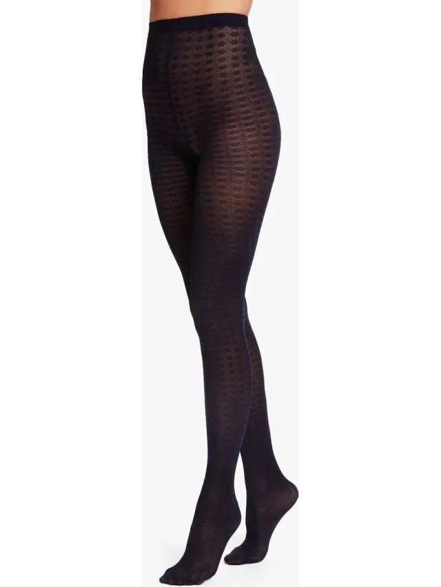 Wolford Clemaentia Panty Navy opal