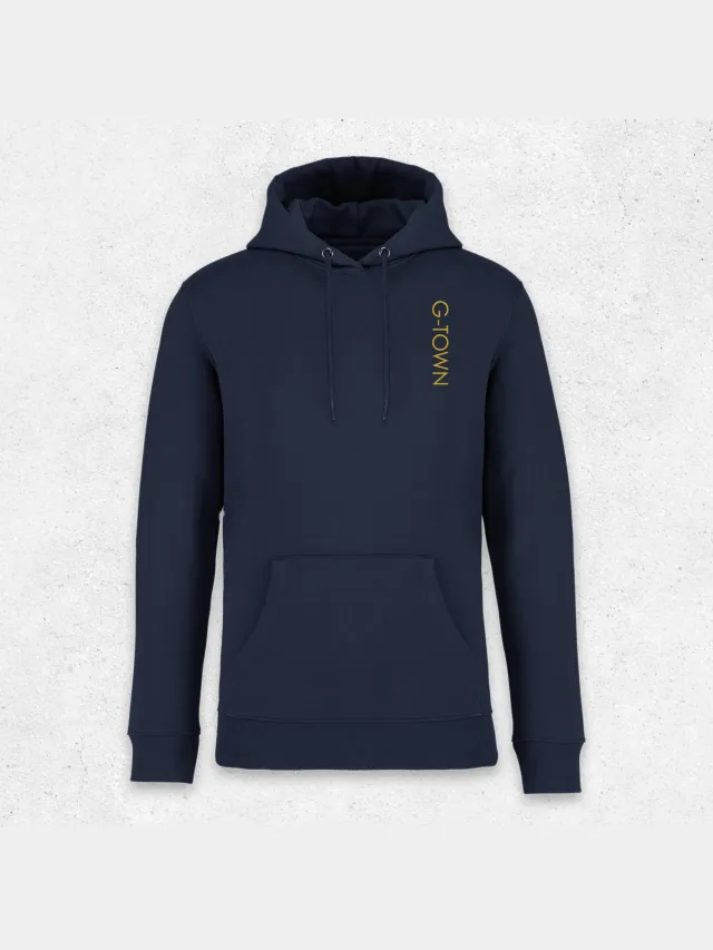 G-TOWN G‑TOWN – Unisex Hoodie Gold Edition – Luxe Streetwear – Duurzaam & Comfortabel Navy Blue