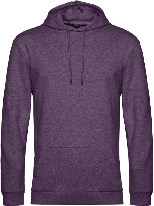 B&C Hoodie French Terry B&C Collectie maat XL Heather Purple