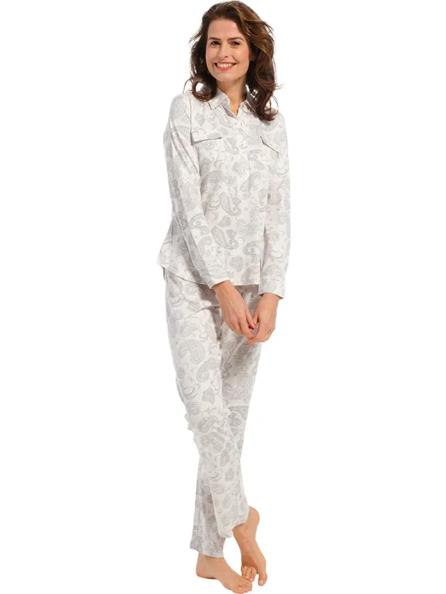 Pastunette Dawn – Pyjama – 20232-188-4 – Light Grey - 42 Grijs