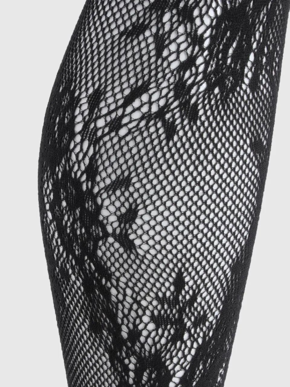 boohoo Dames Plus panty's met kantdetail zwart, foto 3