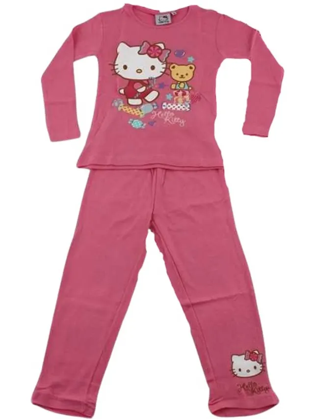 Hello Kitty Pyjama Roze | Lange mouw | 100% katoen