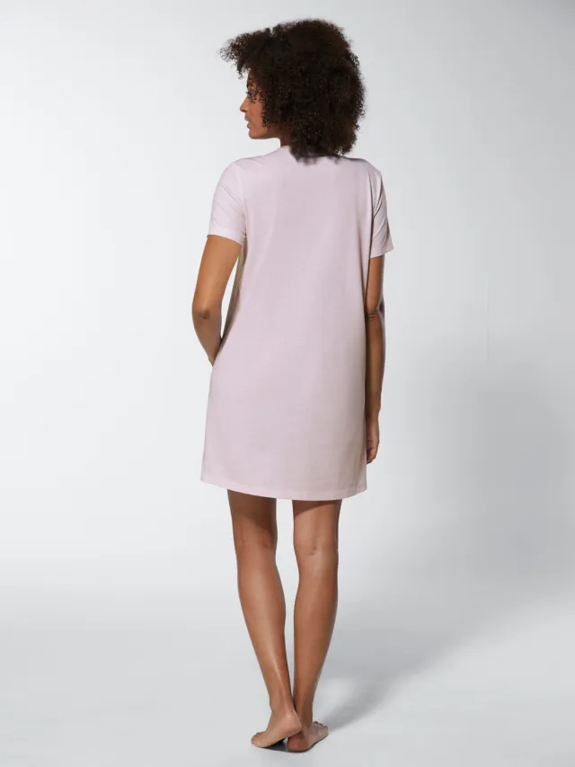 Slaapshirts lichtblauw gemêleerd + roze gemêleerd, foto 4