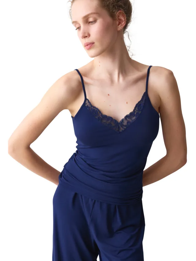 Triumph AMOURETTE pyjamatop blauw