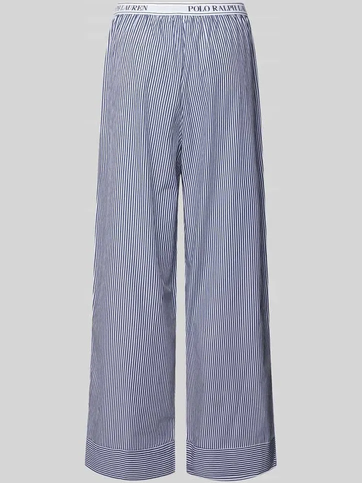 Polo Ralph Lauren Pyjamabroek met elastische logoband Donkerblauw