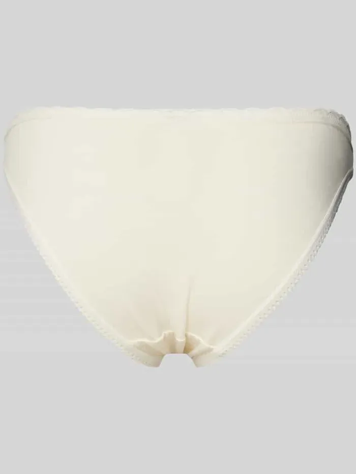 Dorina Slip met sierstrik en comfortabel model in een set van 3 stuks, model 'NAOMI' offwhite, foto 2