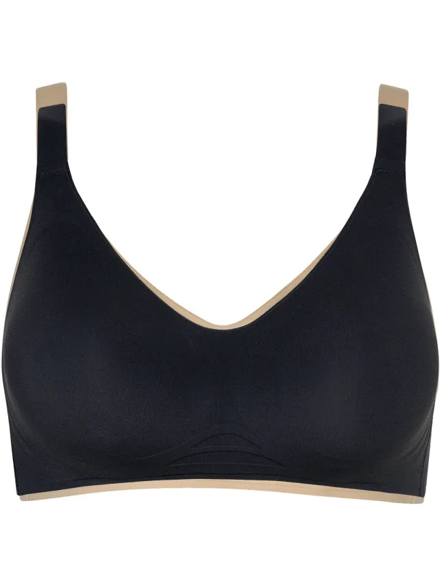 Lisca Bralette met uitneembare pads My Silhouette zwart