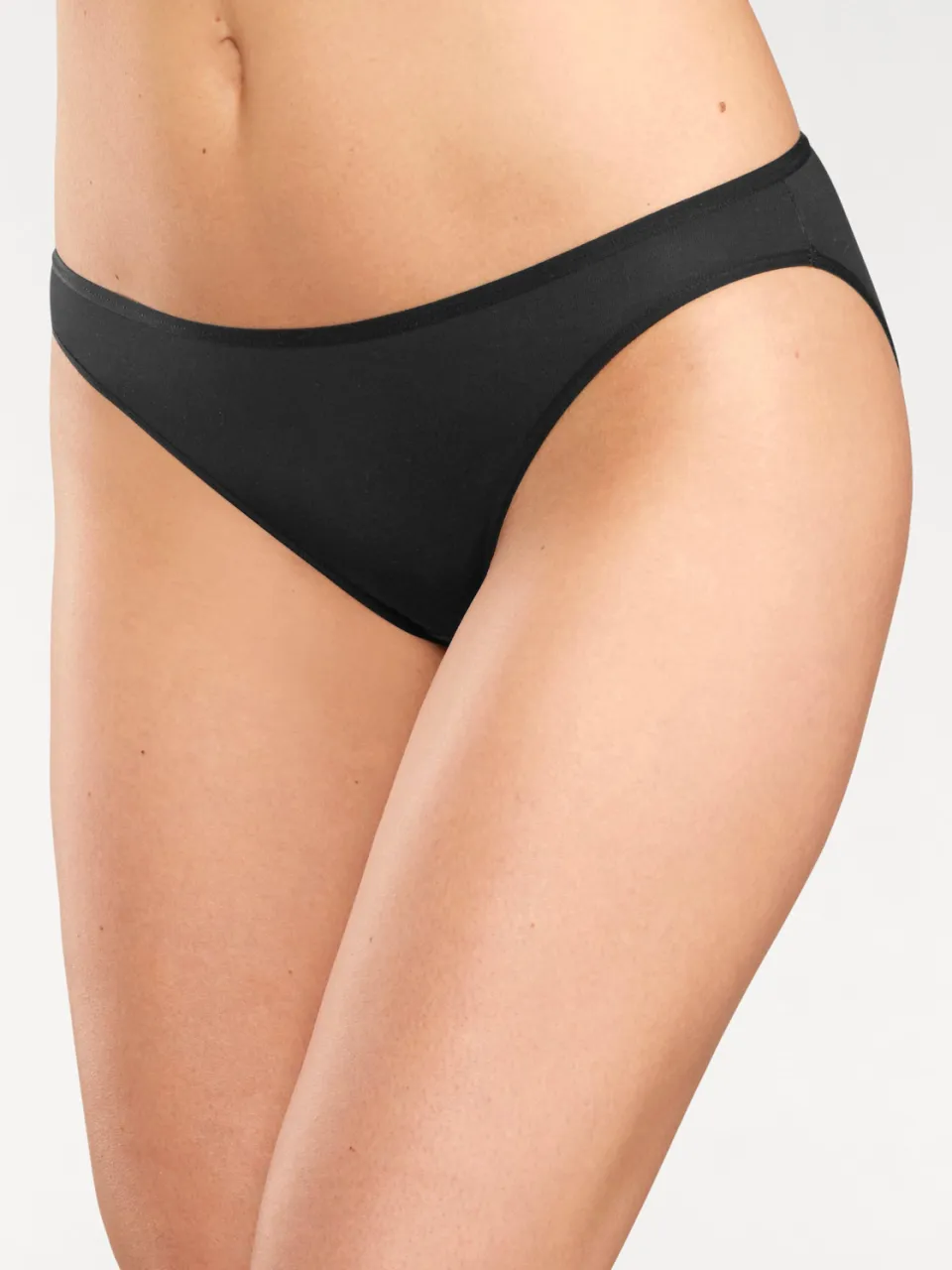 Lascana bikinislip zwart wit beige zwart, wit, beige