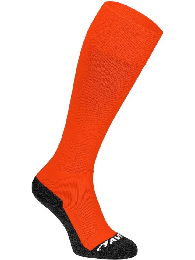 Avento Voetbalsokken - Lang Model - Basic - Oranje/Grijs