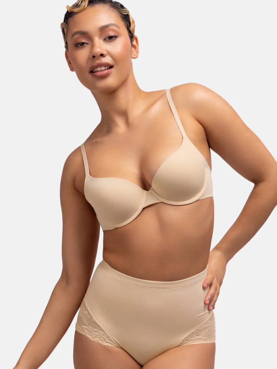Dorina corrigerende maxislip Brigitte beige, foto 5
