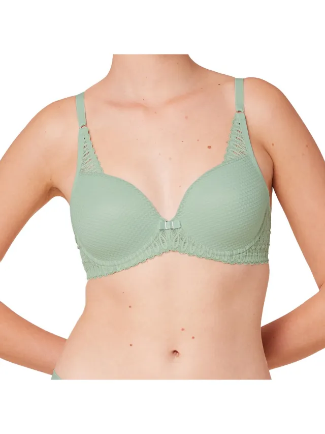 Triumph voorgevormde bh Aura Spotlight T silky green