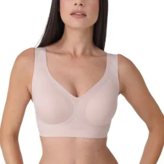 sassa Bonded Micro bustier beige Beige,Zwart