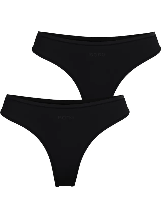 Björn Borg Soft Touch string zwart set van 2