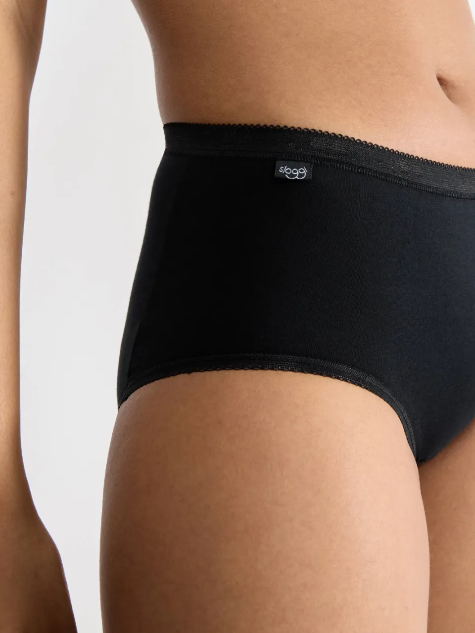 Sloggi Basic+ midislip (set van 4) zwart, foto 6
