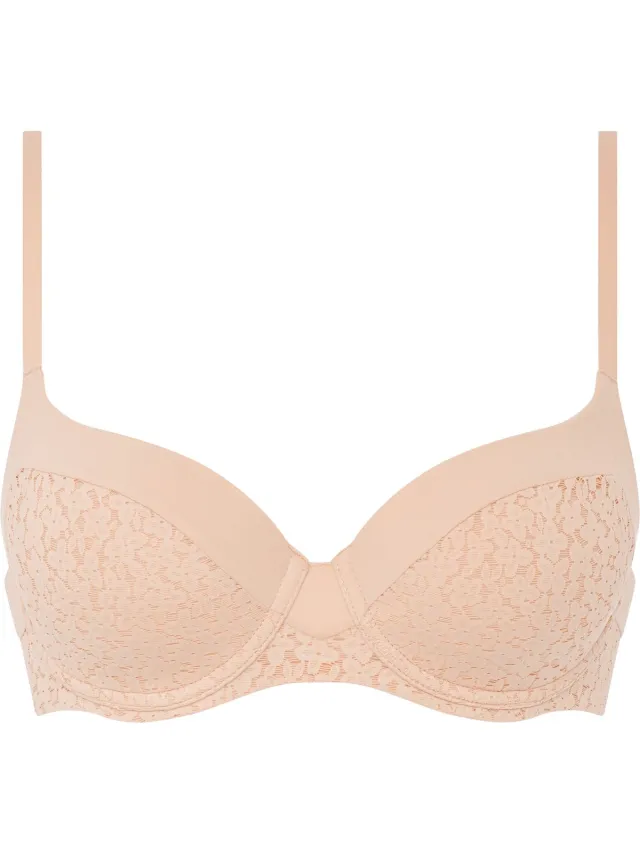 Chantelle Norah - T-Shirt BH - Bedekkend - Soft Feel - GOLDEN BEIGE