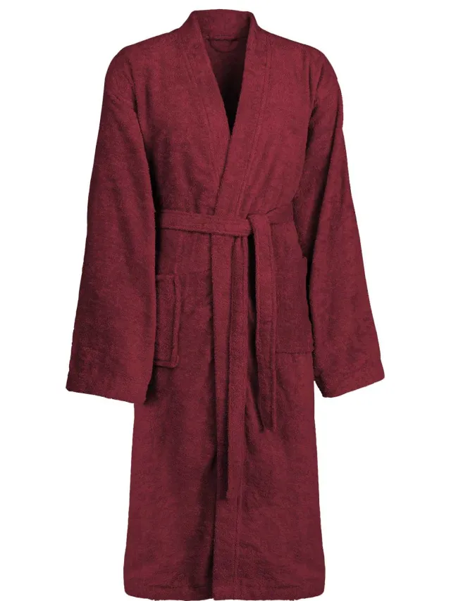 vidaXL Badjas KINN Rood XXXL Katoen