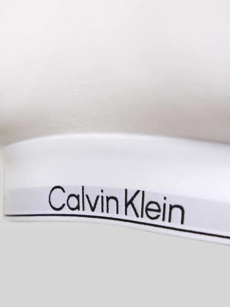 Calvin Klein Bralette met gewatteerde cups, model 'Lift' wit, foto 3