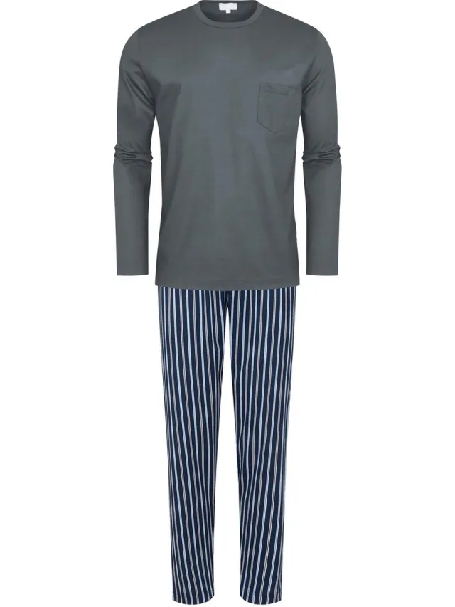 Mey Nachtkleding Portimo Lang Grijs - Pyjama
