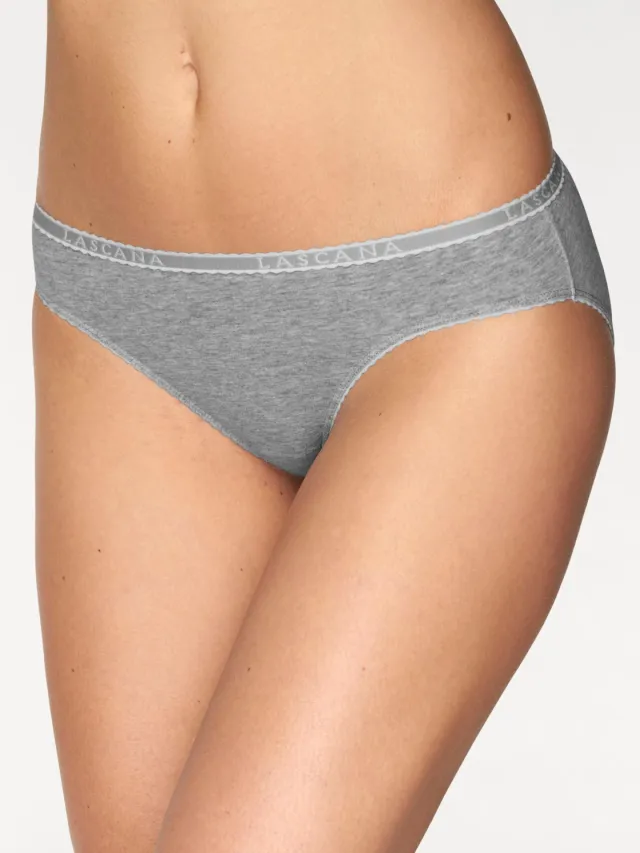 Slip grijs gemêleerd grijs gemêleerd/crème