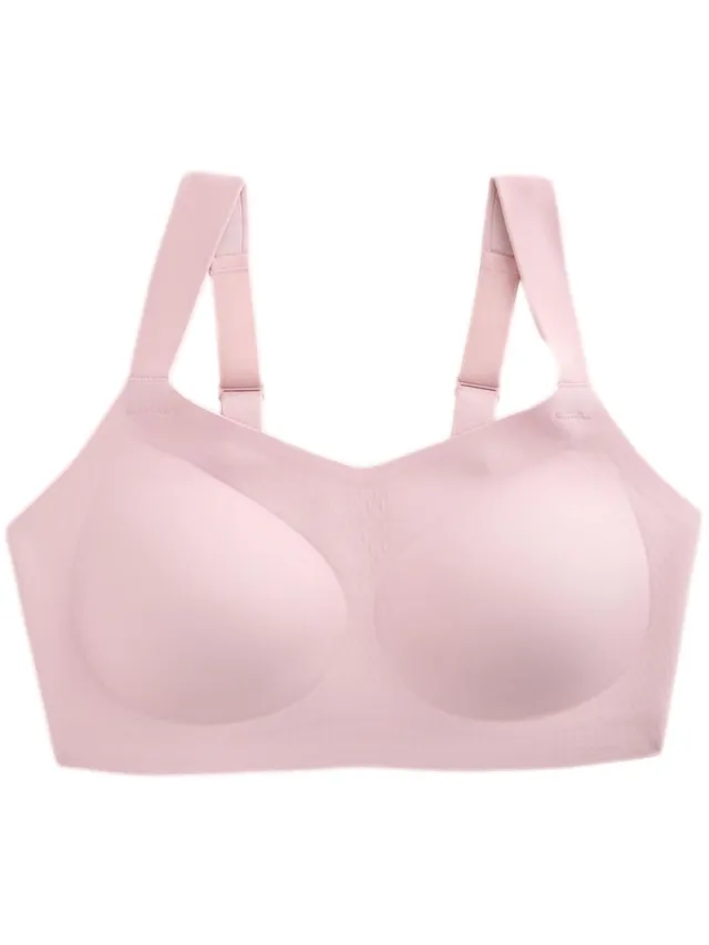 Next Dames - DD+ Ultimate Comfort beha met gewatteerde bandjes zonder beugel - Roze Pink