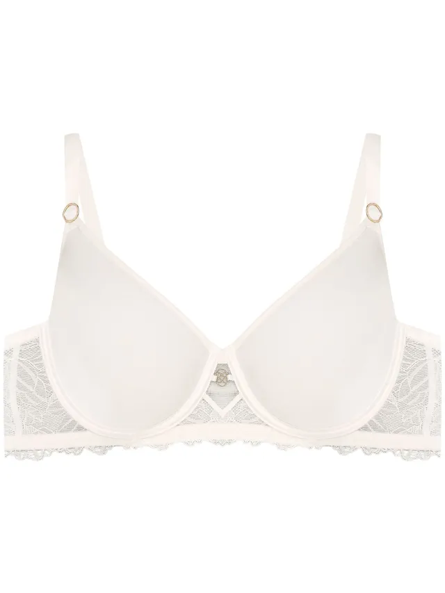 ESOTIQ Briana - Beha met voorgevormde cups - Wit - Kanten details Wit;Goud