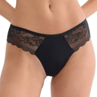 Triumph Comfort Allure string zwart Zwart,Wit