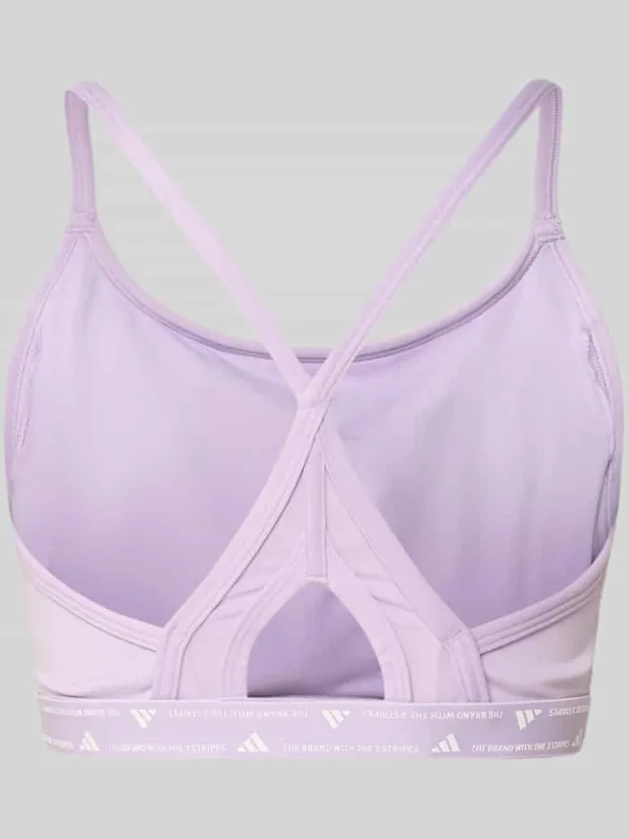 Adidas Beha met labelprint lila, foto 2