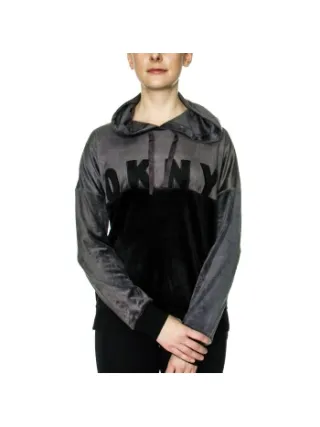Dkny Modern Generation LS Top With Hood * Actie * Zwart,Roze