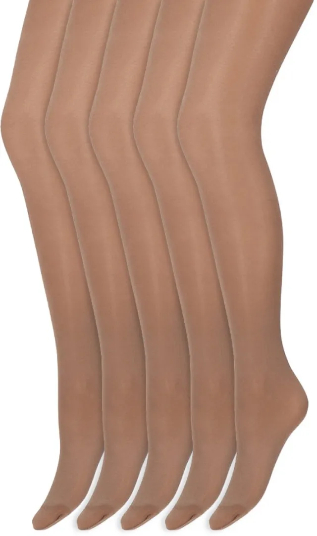 Marianne Glans Panty | 35 Denier | Merk: Marianne | Maat: S T/M Xxl | Kleur: Muscat | 5 Paar Beige