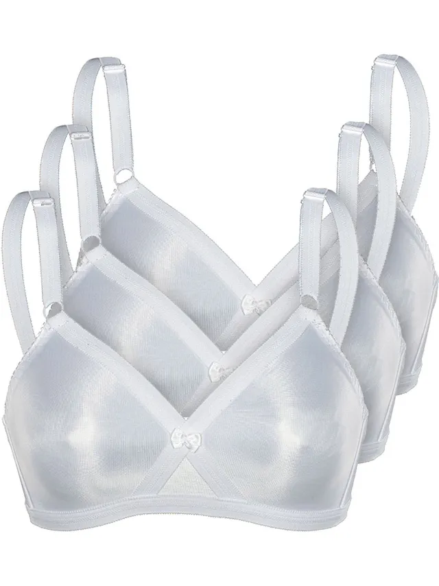 Sassa 3-pack Zachte bh Functional Bras Wit