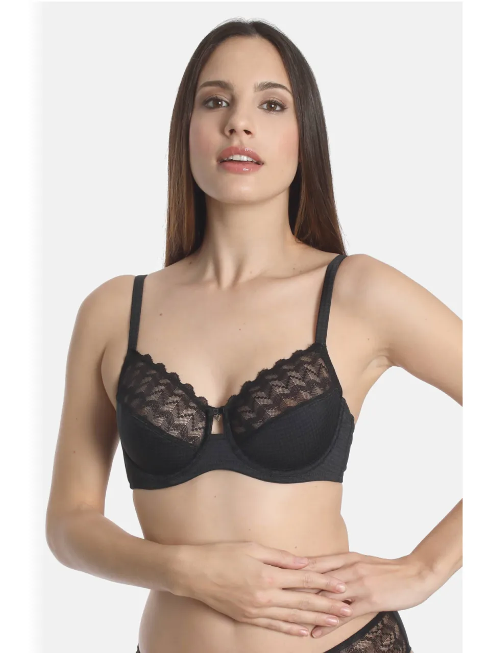 Sassa Mode Beautiful Classic niet-voorgevormde beugelbh zwart